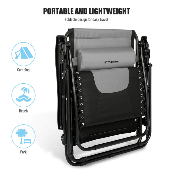 Lounge Chair Folding Waterproof Outdoor Chair - Alia's Home Things  