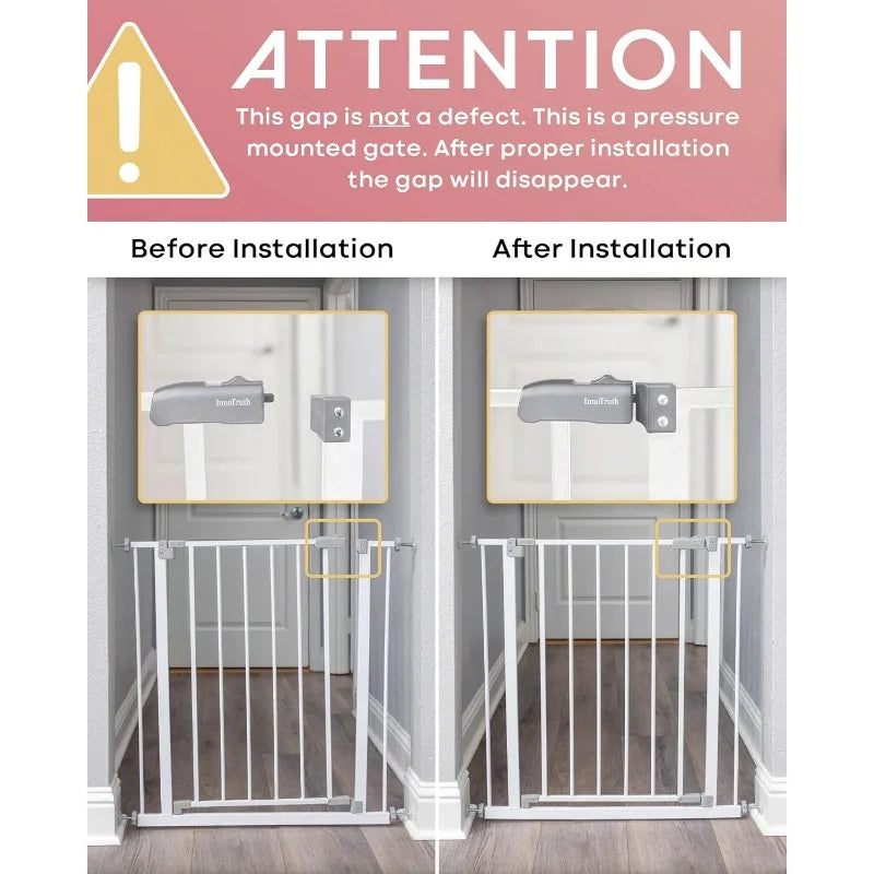 Wide Baby Gate for Stairs, Dual Lock - Alia's Home Things  