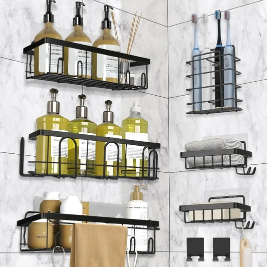 Shower Caddy 9 Pack, Adhesive Organizer - Alia's Home Things  