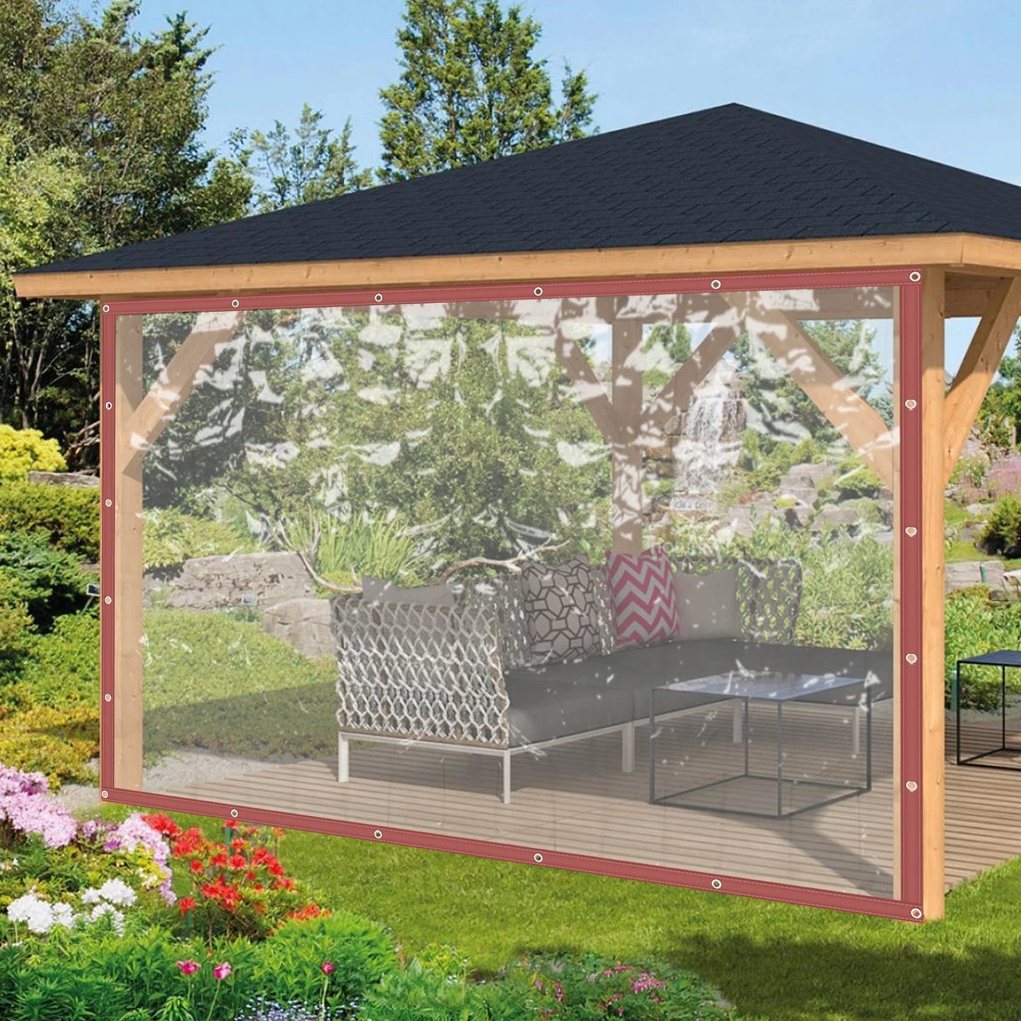 Tarpaulin Rainproof Canopy Tent - Alia's Home Things  