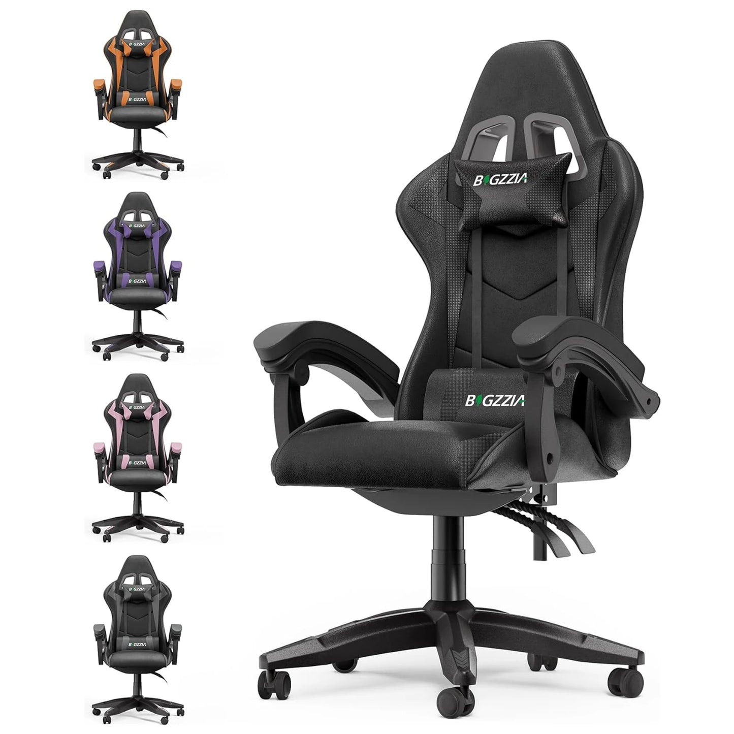 Ergonomic PU Leather Computer Desk Chair - Alia's Home Things  