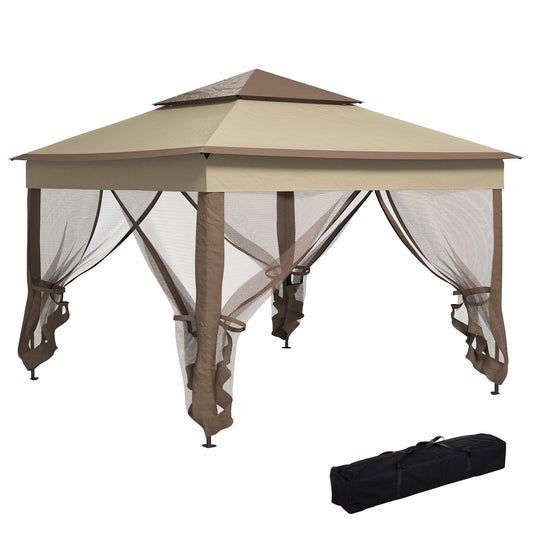 11' X 11' Outdoor 2-Tier Pop-up Gazebo Portable - Alia's Home Things  