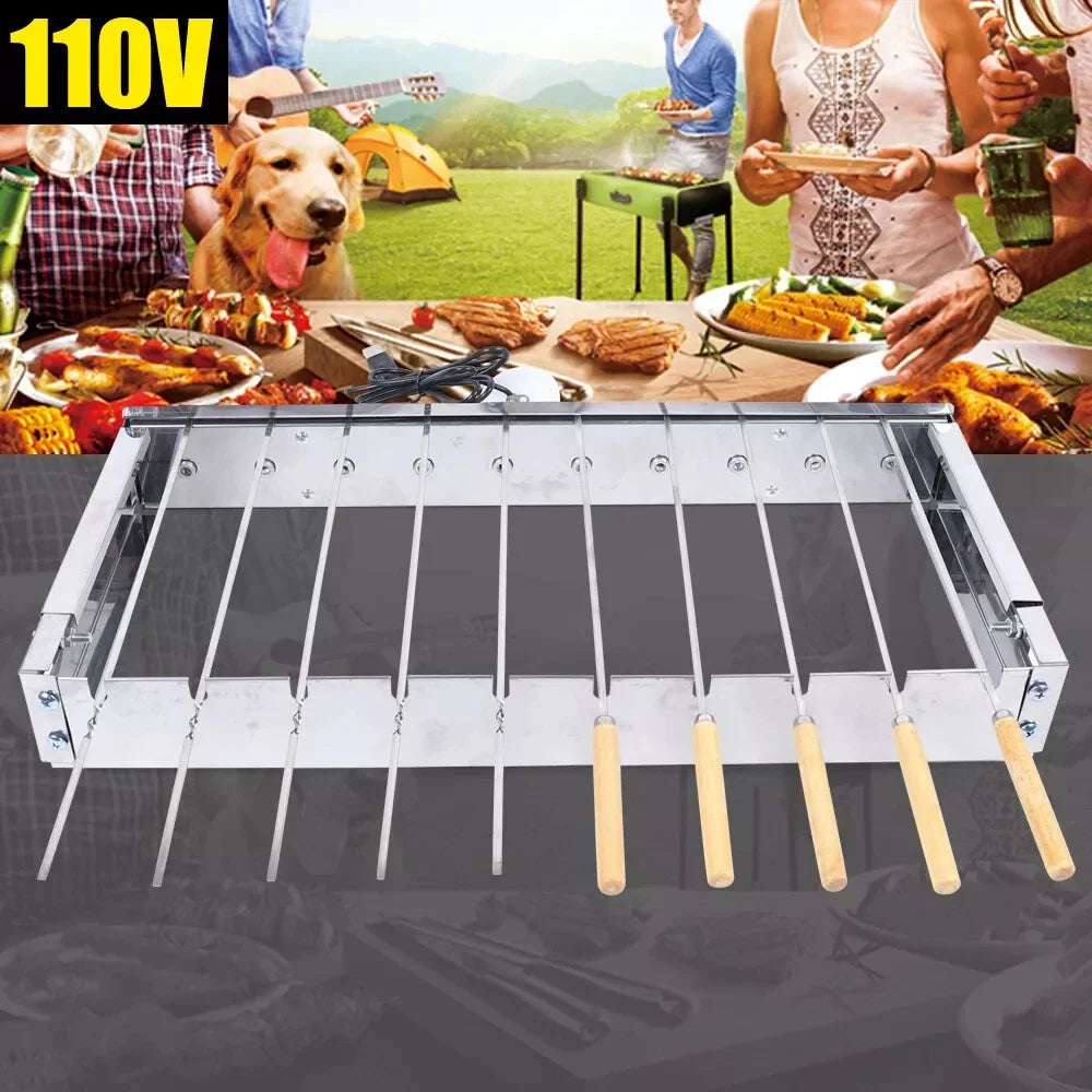 Grill Stainless Steel Skewers Shelf - Alia's Home Things  
