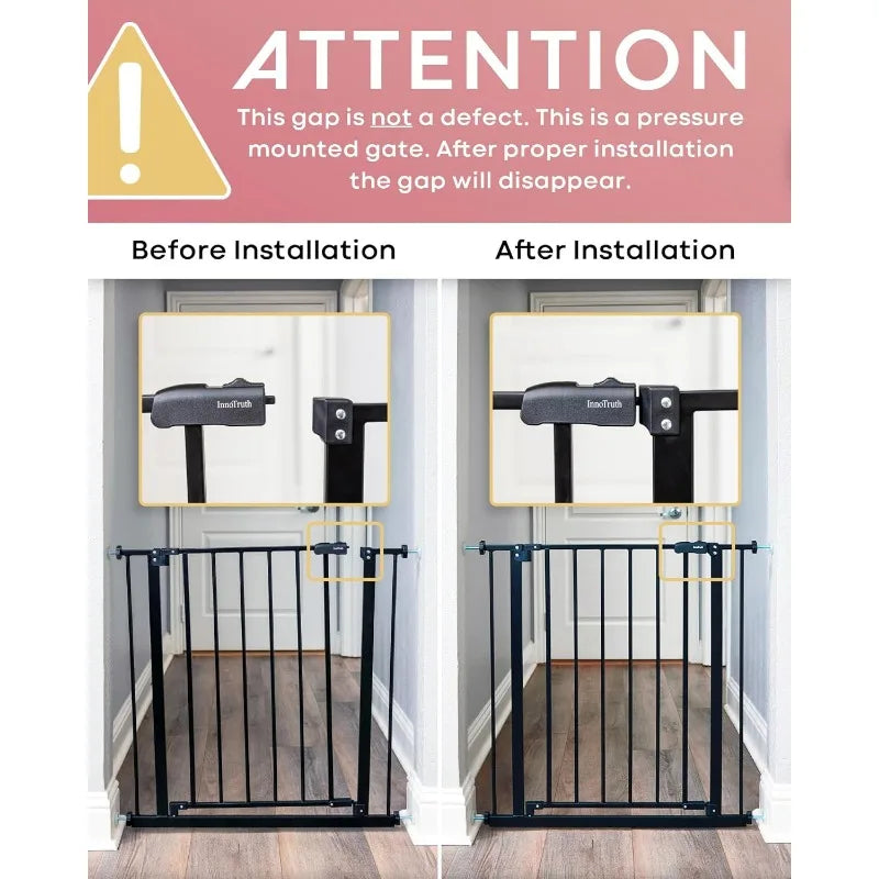 Wide Baby Gate for Stairs, Dual Lock - Alia's Home Things  