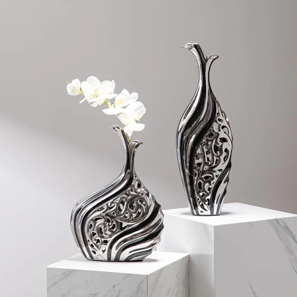 19.6-inch modern high floor vase - Alia's Home Things  