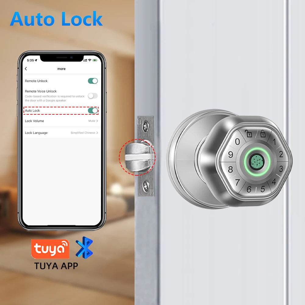 Smart Fingerprint Door Lock - Alia's Home Things  