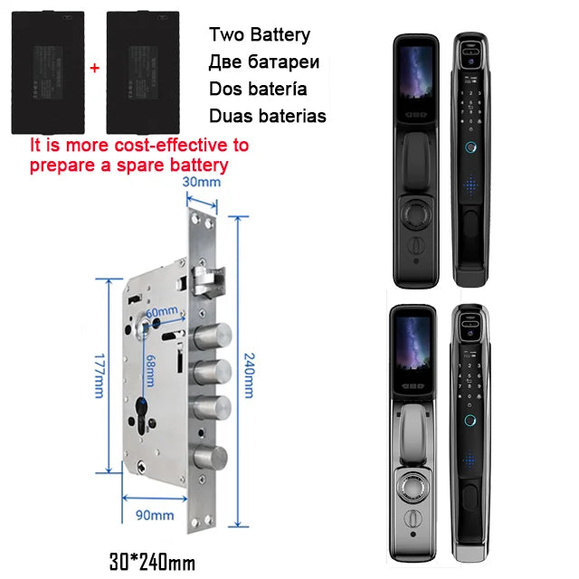 Smart Door Lock With Camera - Alia's Home Things  