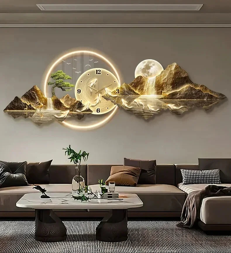Wall Clocks, LED Aesthetic Minimalist Wall Watch - Alia's Home Things  