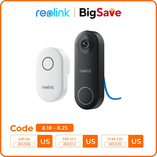 2K+ Video Doorbell with Chime - Alia's Home Things  