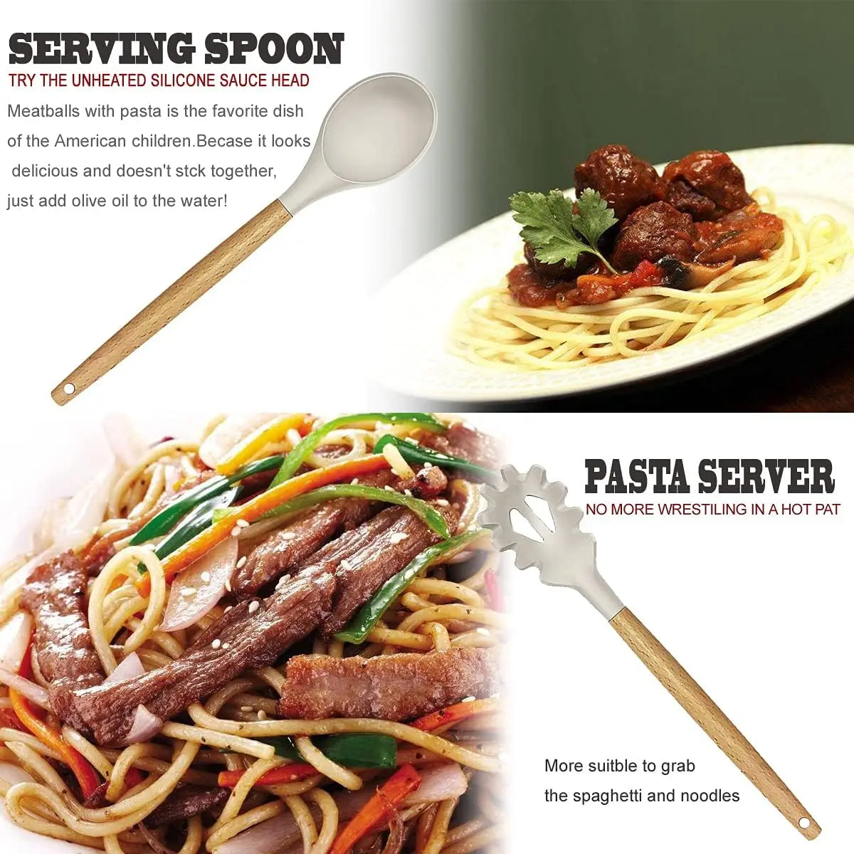 Utensils Set- 35 PCs Heat Resistant Food Grade Silicone - Alia's Home Things  