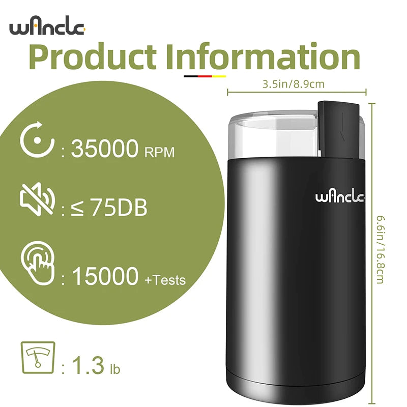 Multifunctional 200w High-Power Coffee Grinder - Alia's Home Things  