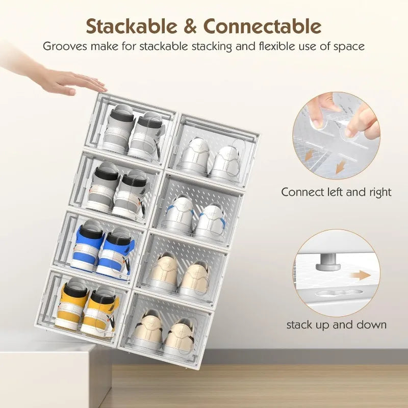 X-Large 12 Pack Shoe Storage Box - Alia's Home Things  