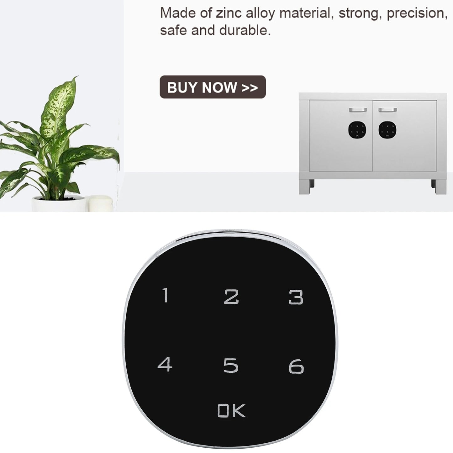 Alloy Code Combination Cam Cabinet Password Safe Lock - Alia's Home Things  