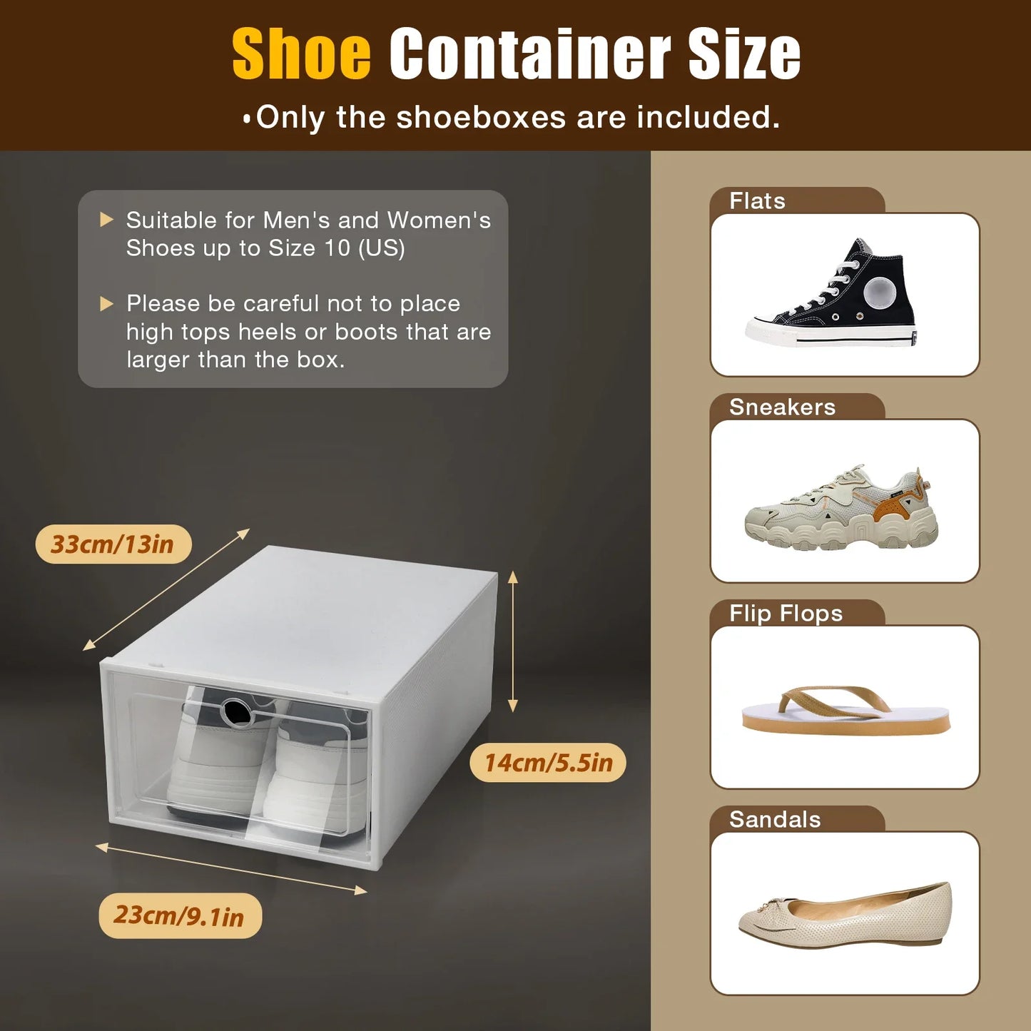 20Pcs Foldable Shoe Box Set - Alia's Home Things  