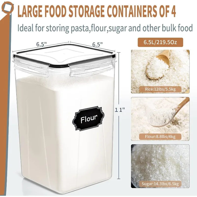 Tall Airtight Food Storage Containers - Alia's Home Things  