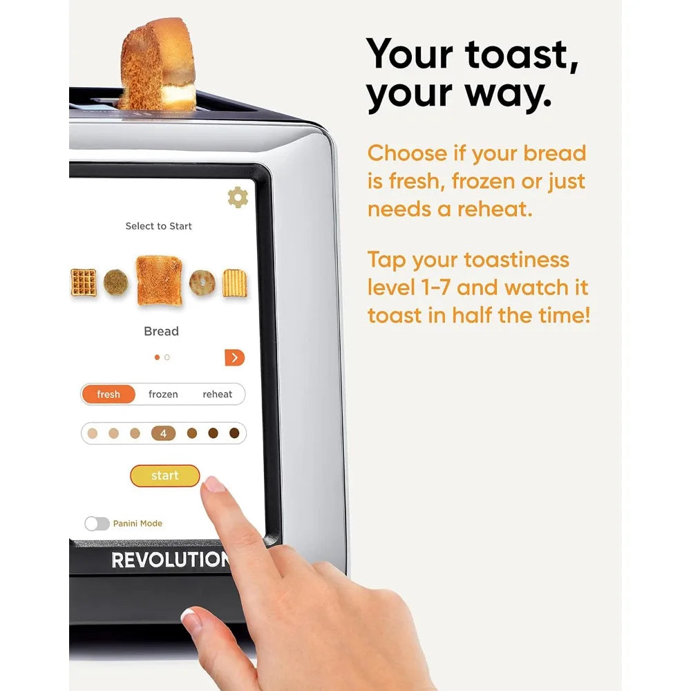 Touchscreen 2-Slice Smart Toaster - Alia's Home Things  