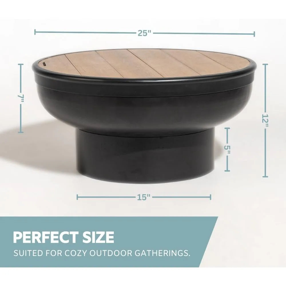24-Inch Cast Iron, Fire Pit - Alia's Home Things  