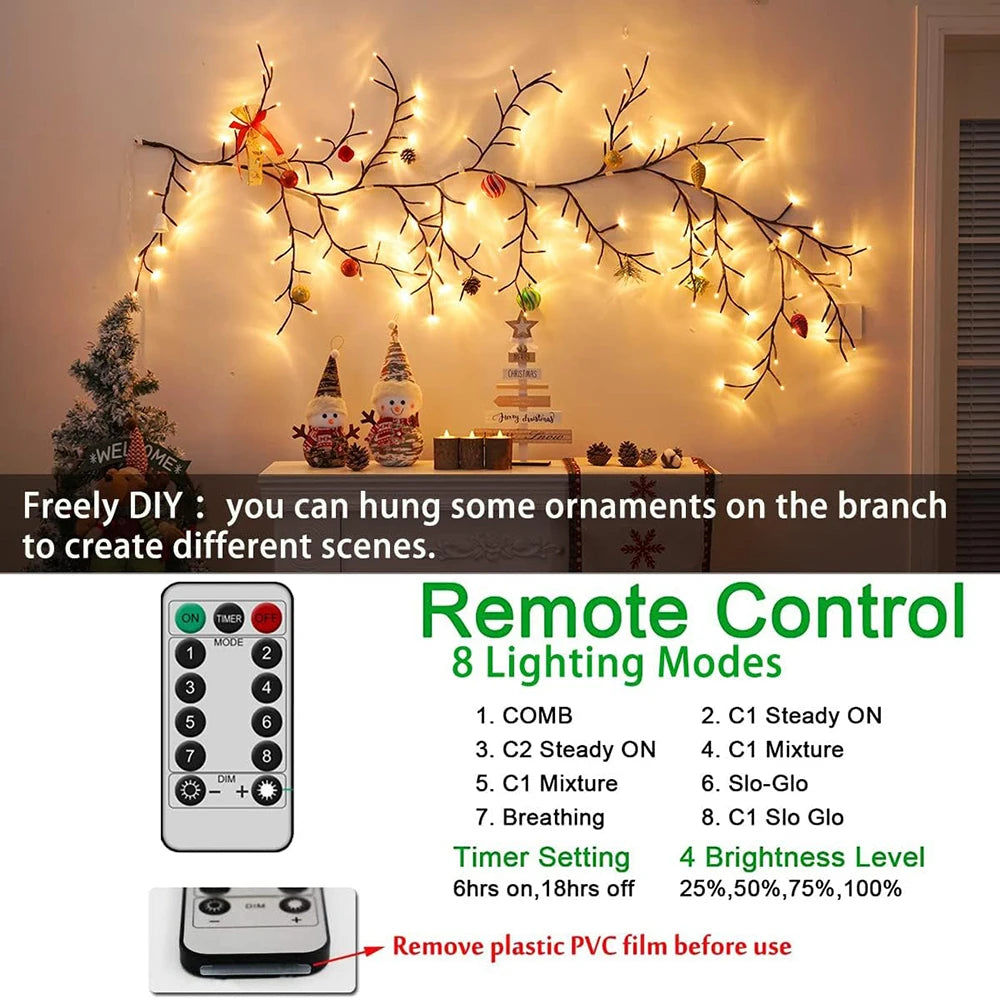 1PCS 96LED Tree and Vine Lamp - Alia's Home Things  