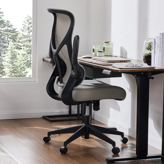 Ergonomic Mesh Lumbar Support Office Desk Computer Chair - Alia's Home Things  