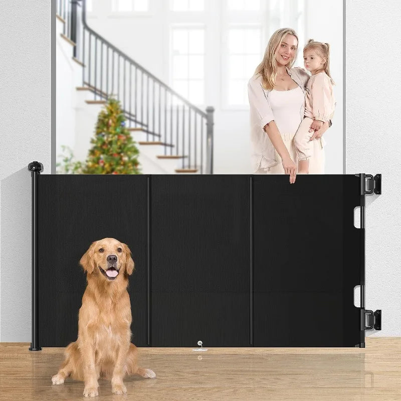 Extended Retractable Baby Gate, 78 Inch Extra Wide - Alia's Home Things  