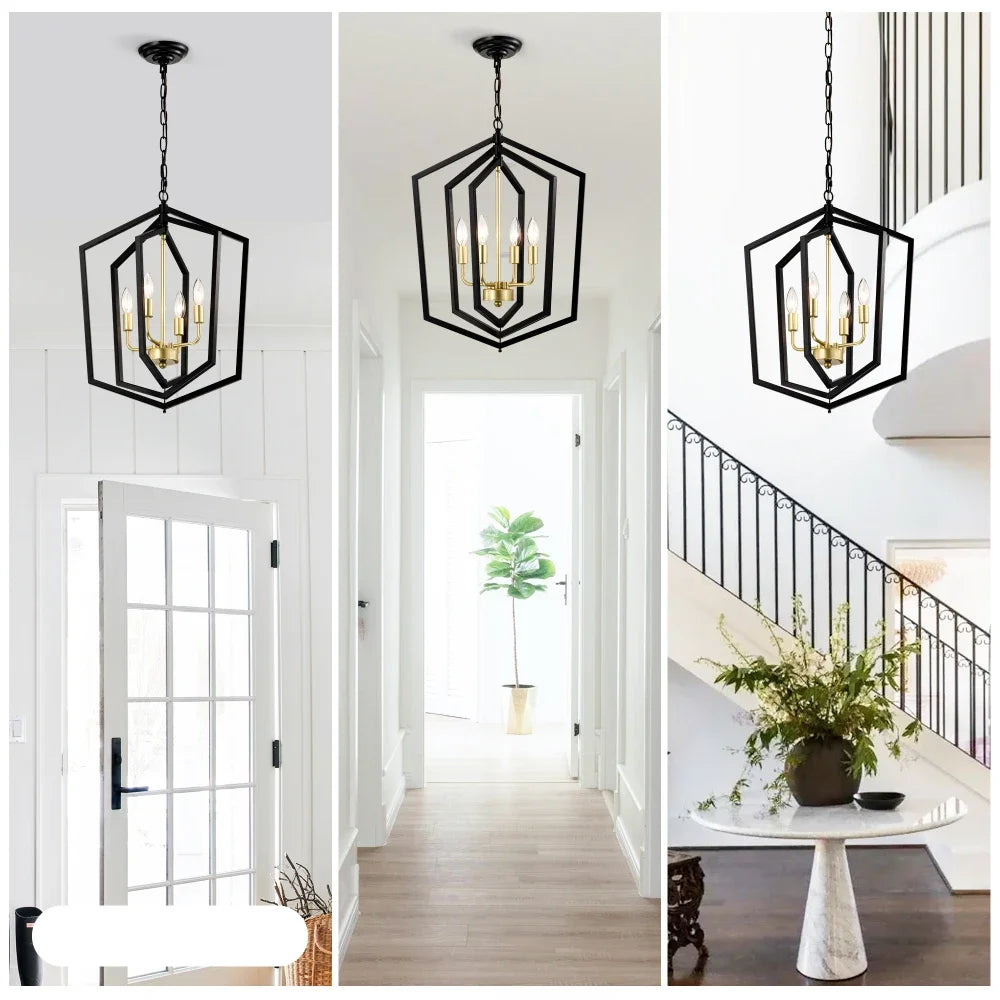 Modern Metal Industrial  Chandeliers Home Decor - Alia's Home Things  