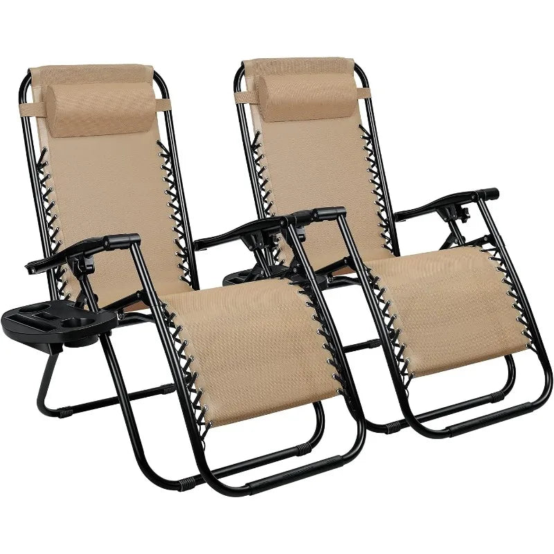 Reclining Lounge Chair with Cup Holder Pillows - Alia's Home Things  