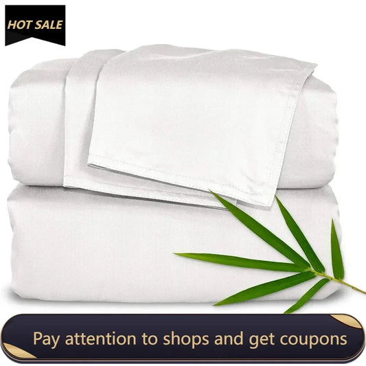 Genuine 100% Organic Viscose Bamboo Bed Sheet Set - Alia's Home Things  
