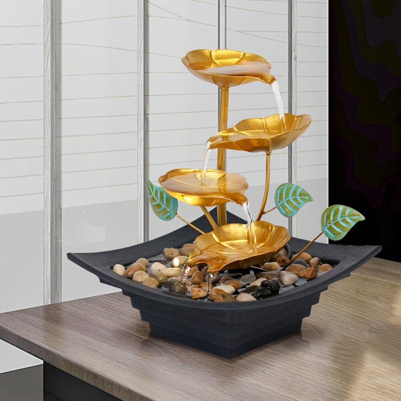 1pc USB Powered Relaxation Indoor Tabletop Fountain - Alia's Home Things  