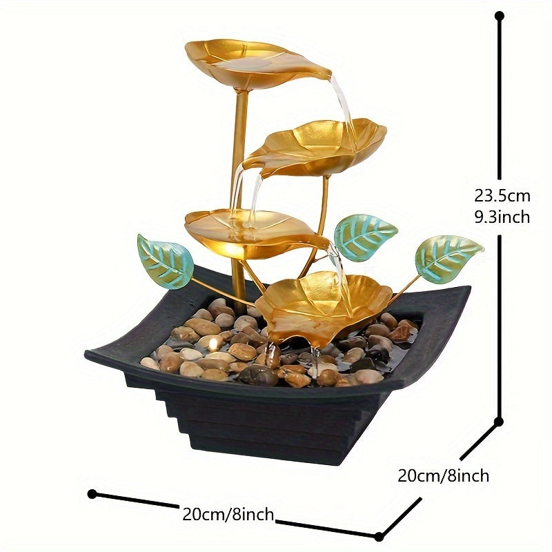 1pc USB Powered Relaxation Indoor Tabletop Fountain - Alia's Home Things  