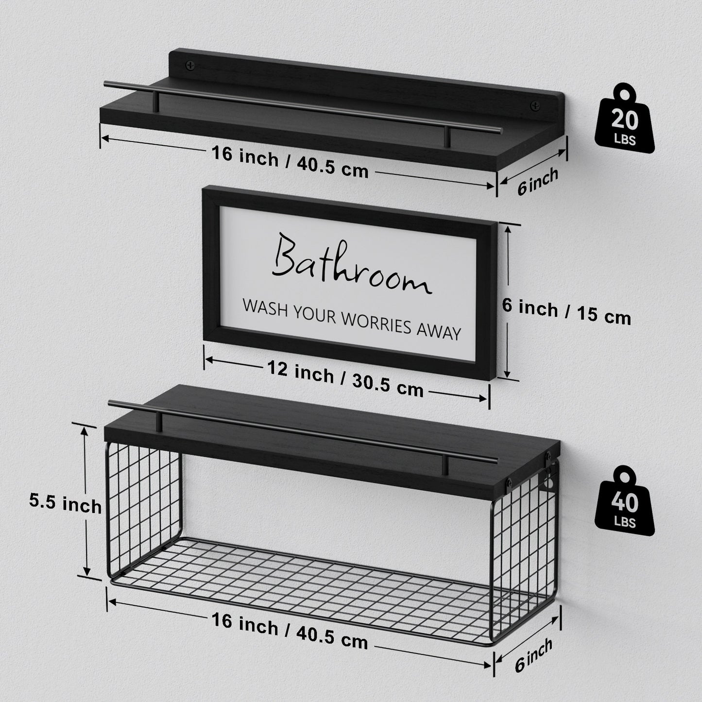 Floating Shelves For Bathroom Wall Decor - Alia's Home Things  